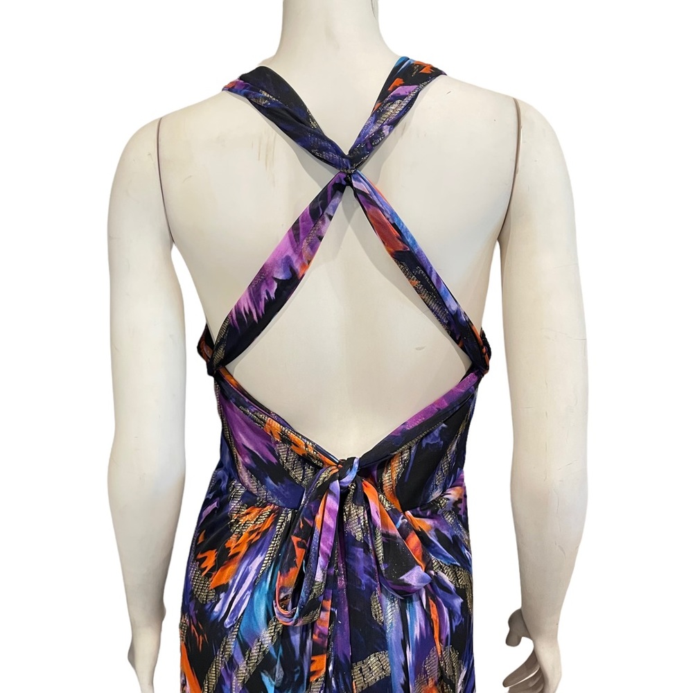 Oleg Cassini Halter Neck Maxi Dress - Picture 6 of 12